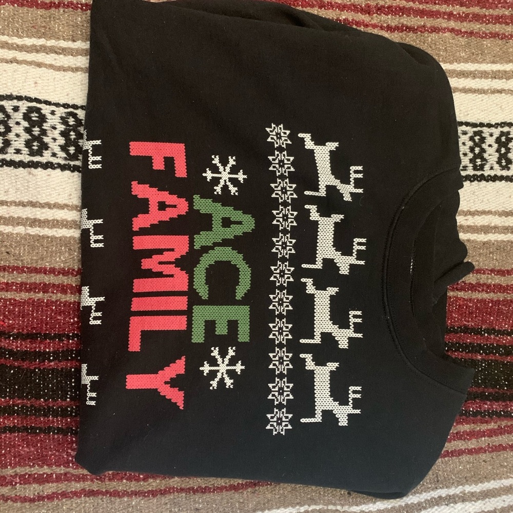 Ace family Christmas sweater